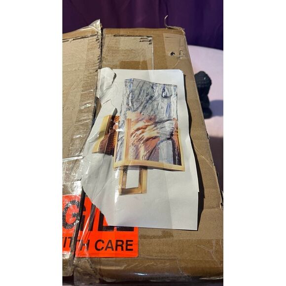 Bethel International MU48 Gold Wall Sconce Lighting Open‎ Box - Picture 2 of 6